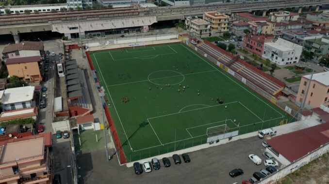 Lo stadio "Ugo Gobbato" di Pomigliano d'Arco