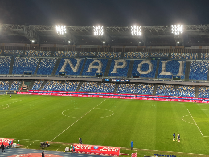 Lo stadio "Diego Armando Maradona" di Napoli