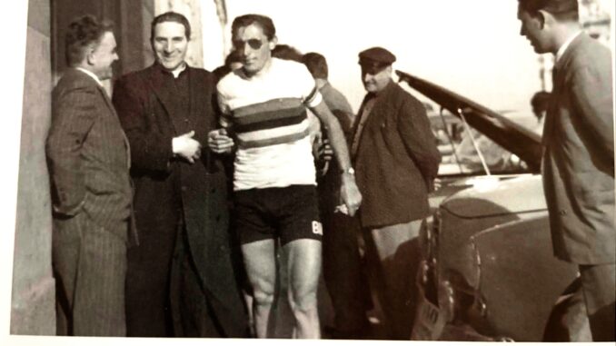 Fausto Coppi a Napoli nel 1954
