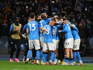 Un match di Champions del Napoli